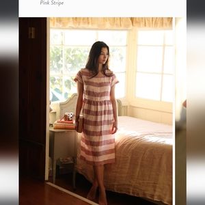 Pyne and smith pink Moroccan stripe Medium